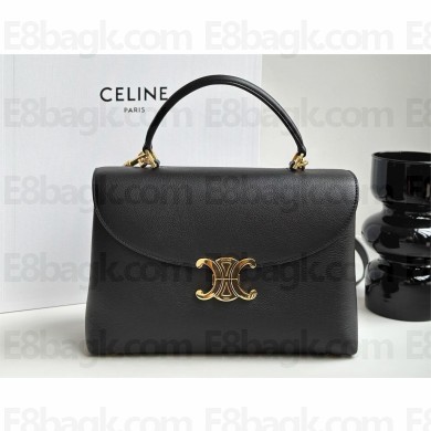 CELINE MEDIUM NINO BAG in SUPPLE CALFSKIN BLACK 2024