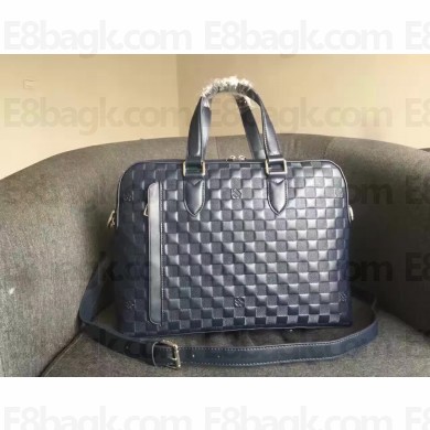 Louis Vuitton STUDIO BRIEFCASE Damier Infini cowhide leather N41492 Cosmos(75405)
