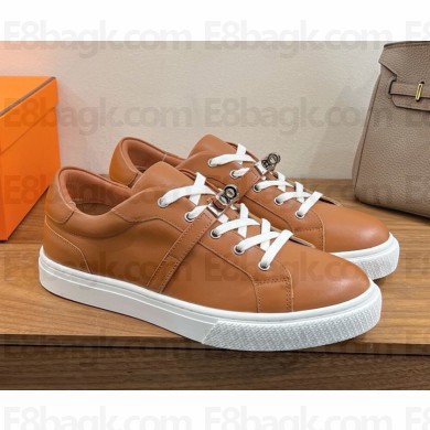 Hermes women/men Kelly buckle Calfskin Day Sneakers 05-2024