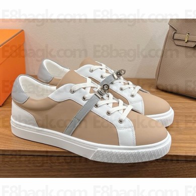 Hermes women/men Kelly buckle Calfskin Day Sneakers 07-2024