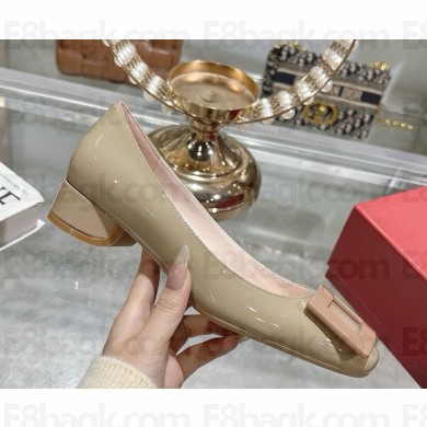 Roger Vivier Pumps in patent leather light brown 2025