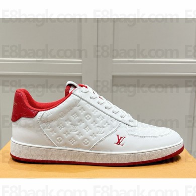 Louis Vuitton Rivoli Sneaker  Monogram-embossed calf leather red 2024