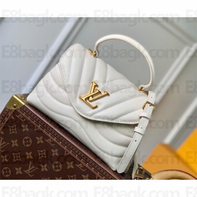 Louis Vuitton New Wave Hold Me Top Handle Bag in Leather M21797 White 2023 