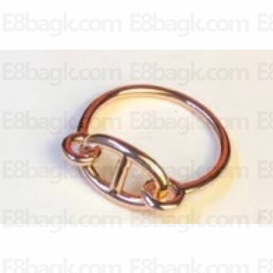 Hermes Ronde Ring Small Model Pink Gold