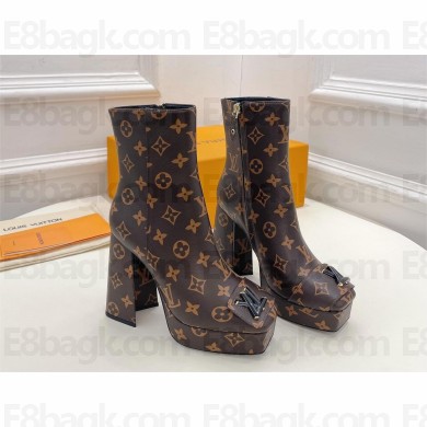 Louis Vuitton HEEL 12CM MONOGRAM Shake Ankle Boot 1ABUC9 2023