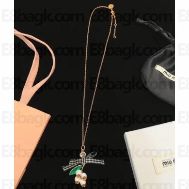 Miu Miu Bow Necklace 2019
