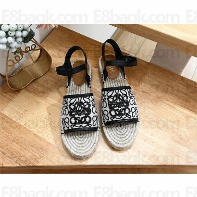 Loewe anagram Canvas Espadrilles Sandals 02 2024