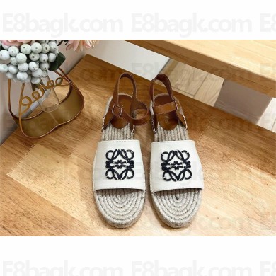 Loewe anagram Canvas Espadrilles Sandals 04 2024