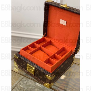 Louis Vuitton Monogram Canvas Coffret Jewelry Box M20040 orange