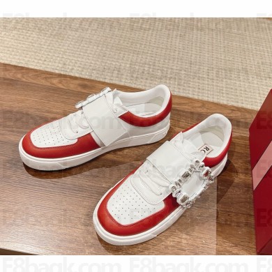 Roger Vivier Very Vivier Sneakers in leather red 1029-2024