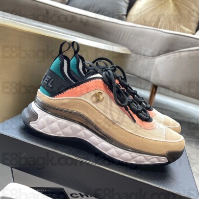 chanel suede calfskin&fabric sneakers 08 2023