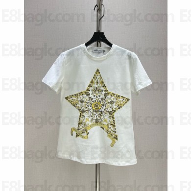Dior White Cotton T-Shirt 04 2024