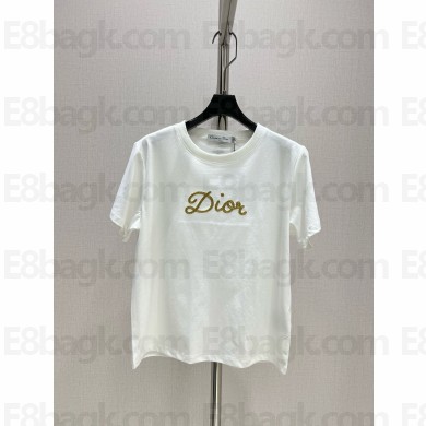 Dior White Cotton T-Shirt 05 2024