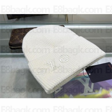 louis vuitton headline beanie white 2023