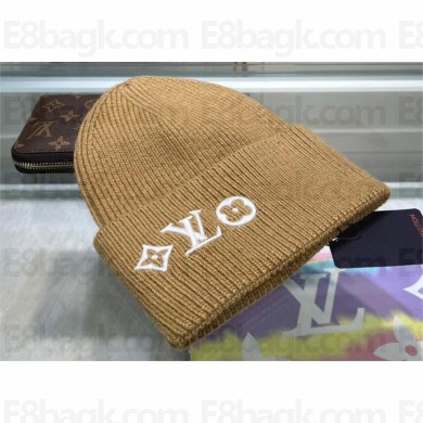 louis vuitton headline beanie brown 2023