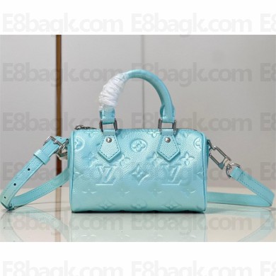 louis vuitton Nano Speedy bag M82342 BLUE 2023