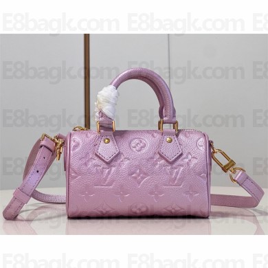 louis vuitton Nano Speedy bag M82342 PINK 2023