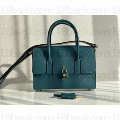 HERMES NEW DRAG 22 BAG GREEN IN EVERCOLOR LEATHER 2023(HANDMADE)