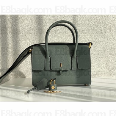 HERMES NEW DRAG 22 BAG gray IN EVERCOLOR LEATHER 2023(HANDMADE)