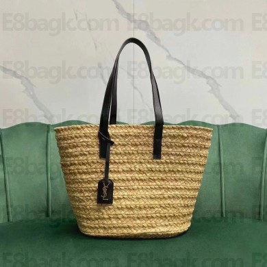 saint laurent raffia tote bag 2022
