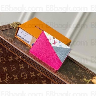 LV x TM Criss-Cross Card Holder M14091 Kawaii Pink 2025