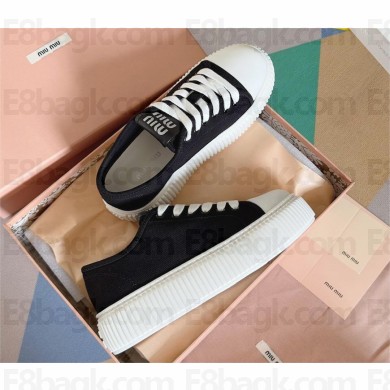 Miu Miu Denim sneakers 5E889D black 2023