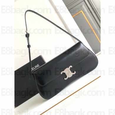 Celine MEDIUM LOLA BAG in shiny calfskin Black 2024