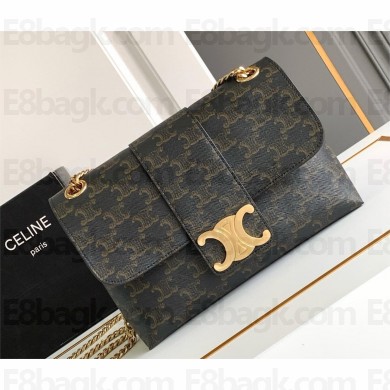 Celine Medium Victoire Bag in Triomphe Canvas Tan 2024