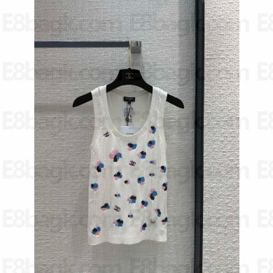 Chanel WHITE & Multicolor VEST SPRING 2024