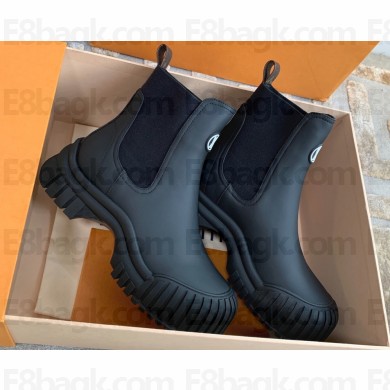 Louis Vuitton Ruby Flat Ankle Boots in Calf leather Black 2023