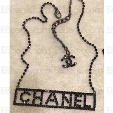 Chanel Necklace A58384 Black 2018