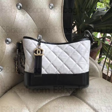 Chanel'Gabrielle small hobo bag A91810 white/black(hot-75801)