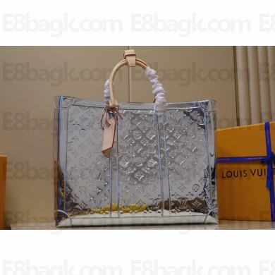 LOUIS VUITTON Sac Plat GM TOTE BAG SILVER M46121 2021
