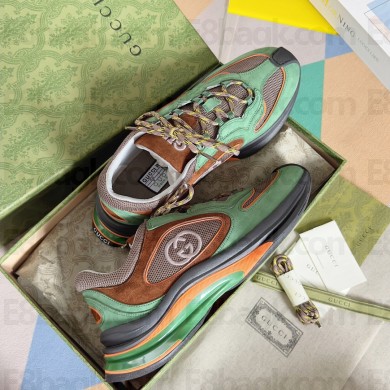 Gucci suede Run Women/Men sneakers 07 2023