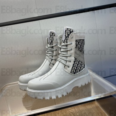 Dior Garden Lace-Up Boot gray 2023