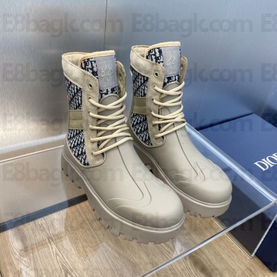 Dior Garden Lace-Up Boot beige 2023