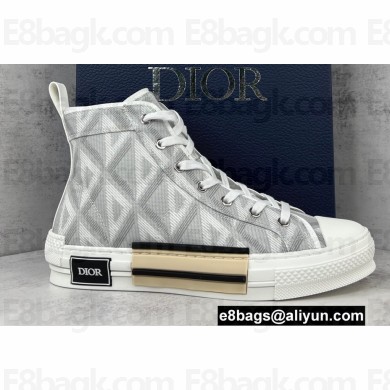 Dior B23 High-Top Sneakers in CD Diamond Canvas 02 2022
