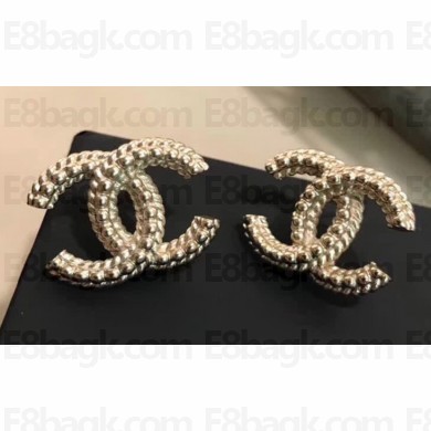 Chanel CC Stud Earrings 108 2018