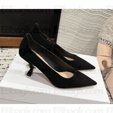 Dior Tribales Pump in black suede leather heel 8cm 1111-2025