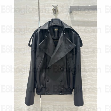 LOEWE Balloon jacket in nappa lambskin black 2024