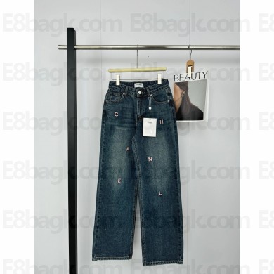 CHANEL DARK BLUE JEANS 2024