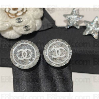 Chanel silver Earrings 2302-2025