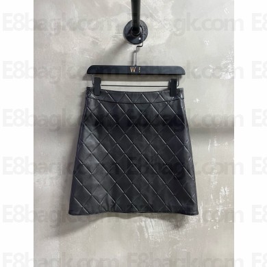 Chanel black lambskin SKIRT P79054 2025