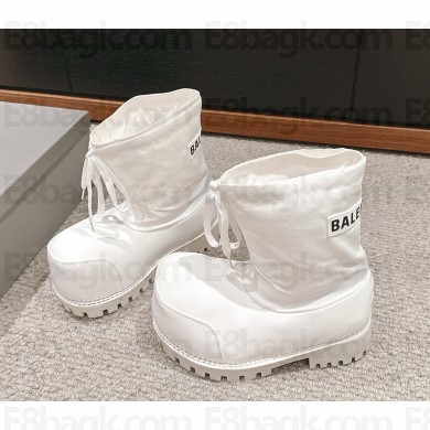 Balenciaga women's/Men's BB SNOW BOOTS in white 2024