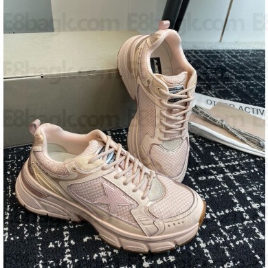Golden Goose  women's/Men's Lightstar leather sneakers in pink 2024