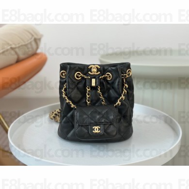 Chanel Small Backpack in Calfskin AS3947 black 2023