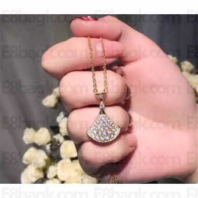 Bvlgari Diva Diamond Gold Pendant Necklace