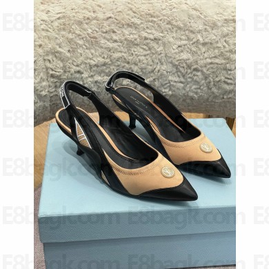louis vuitton satin and calf leather Archlight Slingback Pumps beige 2022