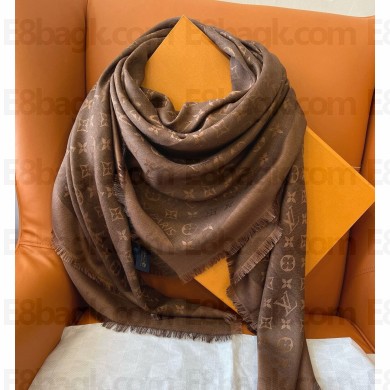 Louis vuitton Monogram Classic Shawl M77357 brown 2024