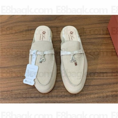 Loro Piana Babouche Charms Walk Loafers IN Suede Goatskin 05 2024